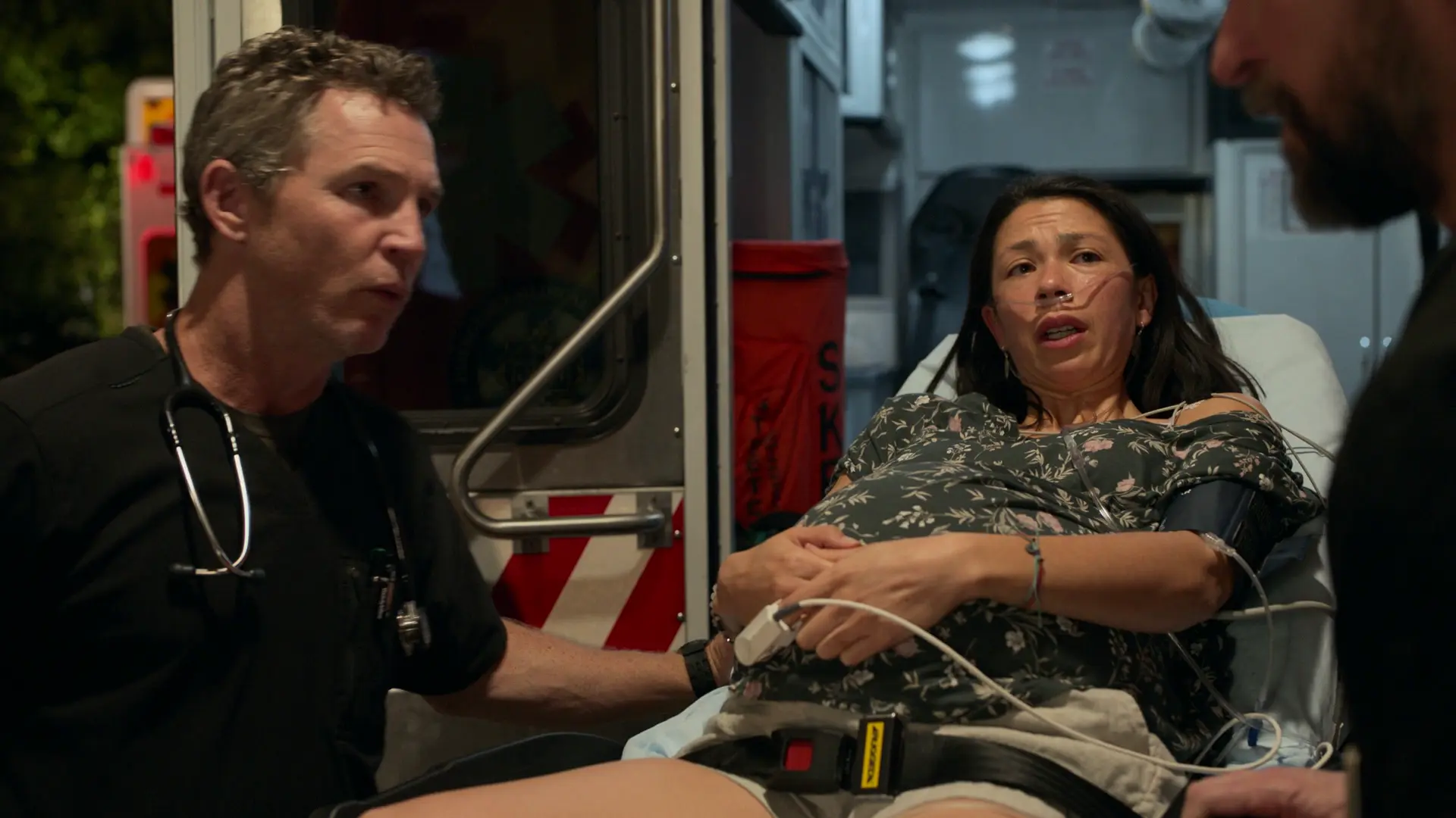 Patiente arrivant par ambulance avec des symptômes de prééclampsie sévère.